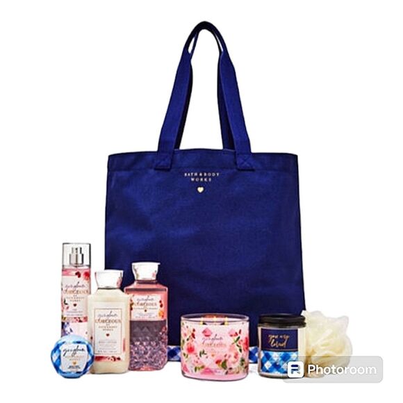New Bath & Body Works Gingham Gift Set Limited Edition